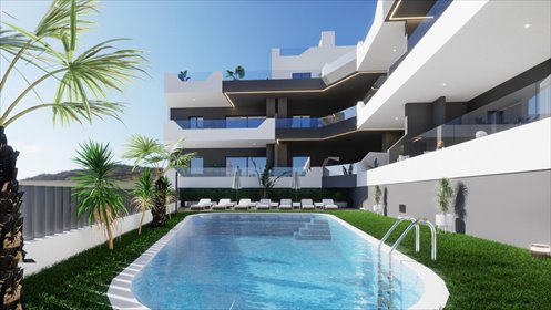 Nowoczesne mieszkanie 89 m² z tarasem i solarium polecam! mieszkanie Benijófar, Costa Blanca