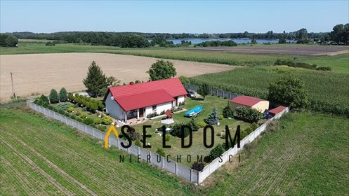 Dom z ogrodem i garażem nad Jeziorem Gopło, 140 m2 dom Łuszczewo