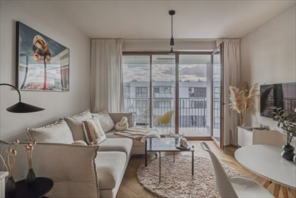 Na wynajem przestronne 3-pokojowe mieszkanie 67 m² w Wilanowie mieszkanie Warszawa, Wilanów, Krzysztofa Kieślowskiego