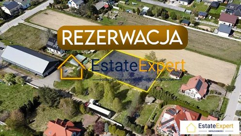 Działka 1200m² pod dom w spokojnej okolicy Masłowa działka Masłów