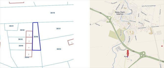 Działka 96 m² w Rychnowie Żuławskim – atrakcyjny przetarg! działka Rychnowo Żuławskie