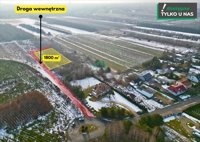 działka na sprzedaż 1800m2 działka Rędziny