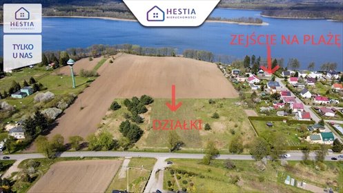 Działka pod zabudowę 1267 m2 blisko jeziora w Ińsku. działka Ińsko