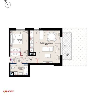 mieszkanie na sprzedaż 47m2 mieszkanie Poznań, Unii Lubelskiej