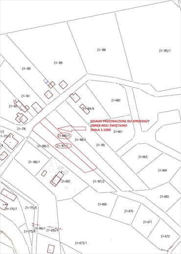 działka na sprzedaż 1406m2 działka Świętajno