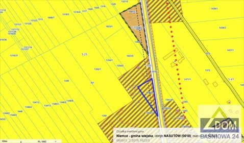 Działka 2878 m² przy Alei Lipowej - MPZP media w Nasutowie działka Nasutów, Aleja Lipowa, Aleja Lipowa