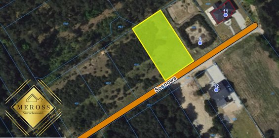 działka na sprzedaż 1117m2 działka Korzonek