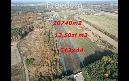 działka na sprzedaż 20740m2 działka Wola Mikorska
