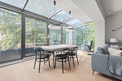 Nowoczesny dom bliźniak 215 m² z garażem i ogrodem dom Warszawa, Bemowo, Groty
