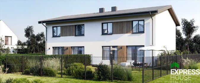 Nowoczesny bliźniak 135 m² z garażem i tarasem dom Grabówka, Jodłowa