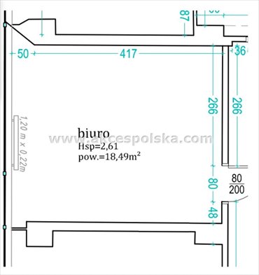 lokal użytkowy na wynajem 18m2 lokal użytkowy Warszawa, Wola, Pańska