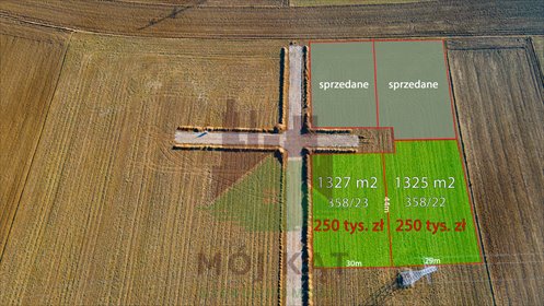 działka na sprzedaż 1327m2 działka Lublin, H. M. Sachsów