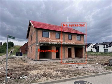 Zapraszam do nowoczesnego bliźniaka 104 m² z ogrodem 400 m² dom Nowa Wieś Lęborska, Wincentego Witosa