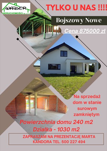 Na sprzedaż dom 240 m² z potencjałem inwestycyjnym i mieszkaniowym dom Bojszowy