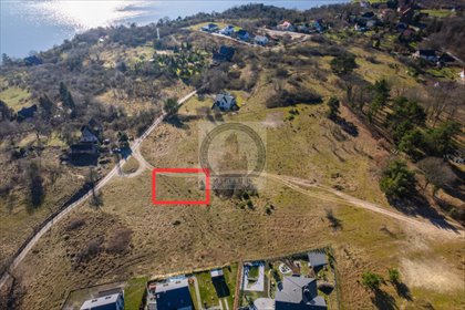 Działka z widokiem na Zalew Szczeciński i projektem domu działka Lubin