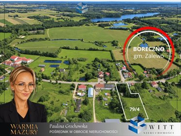 Zapraszam do zakupu działki 4669 m² w Borecznie z naturalnym zagajnikiem działka Boreczno