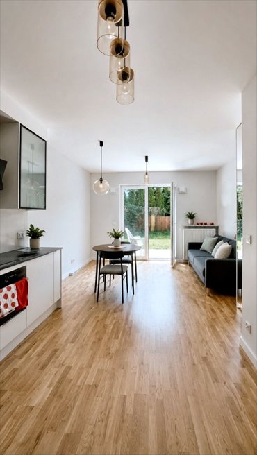 Nowoczesne studio z ogródkiem i tarasem na Targówku mieszkanie Warszawa, Targówek Zacisze, Wolińska