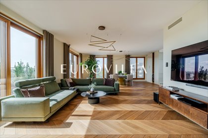 Na sprzedaż luksusowy penthouse 162 m² z tarasami i ogrodem zimowym mieszkanie Warszawa, Mokotów, Bobrowiecka