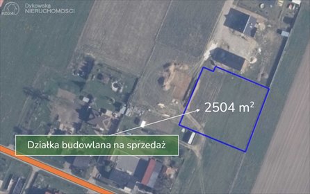 działka na sprzedaż 2507m2 działka Krępa Kaszubska