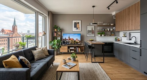 Zapraszam do nowoczesnego apartamentu 53 m² w centrum Wrocławia mieszkanie Wrocław, Stare Miasto, Stawowa