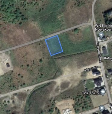 Działka 1457 m² z mediami w spokojnym Mierzynie działka Mierzyn, Czeremchowa
