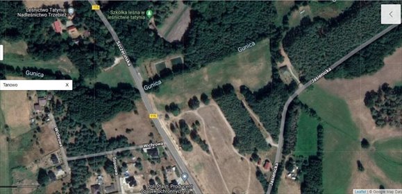 działka na sprzedaż 3362m2 działka Tanowo, Szczecińska