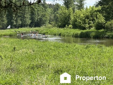 Działka 2000 m² z dostępem do rzeki Liwiec i domkiem działka Kaliska
