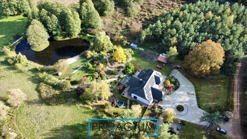 Luksusowa willa 350 m2 z stawem i fotowoltaiką dom Gutowo