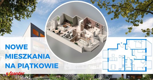 Nowe 4-pokojowe mieszkanie z 4 balkonami i garażem mieszkanie Poznań, Piątkowo, Mateckiego