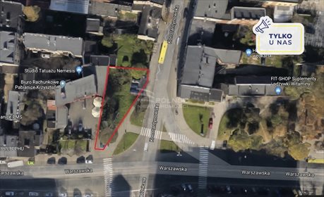 działka na wynajem 540m2 działka Pabianice, Warszawska