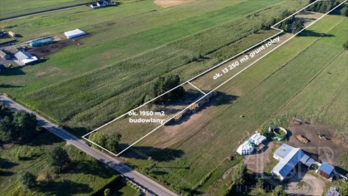Do sprzedania działka 15 200 m² z linią brzegową rzeki Omulew działka Czarnotrzew
