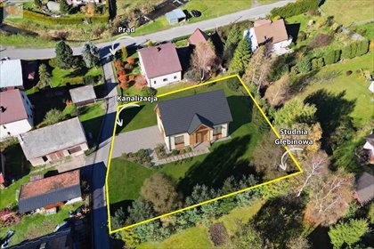 działka na sprzedaż 1300m2 działka Koszarawa