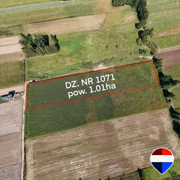 Przestronna działka z możliwością budowy domu i ogrodem działka Garwoliński, Polna