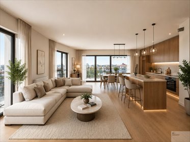 Przestronny apartament 101,59 m2 z dużym balkonem i widokiem mieszkanie Katowice, Ignacego Paderewskiego