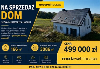 Nowoczesny dom 163,5 m² z fotowoltaiką i widokami dom Smarżowa