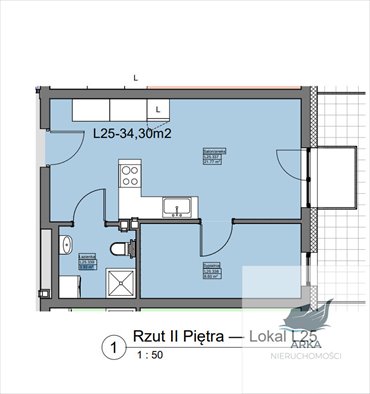mieszkanie na sprzedaż 34m2 mieszkanie Police, Grunwaldzka