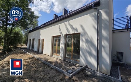 Nowoczesny dom bliźniaczy 150 m² z garażem i ogrodem dom Strumień