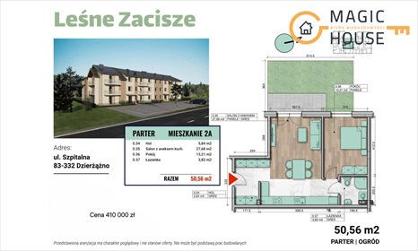 mieszkanie na sprzedaż 51m2 mieszkanie Dzierżążno