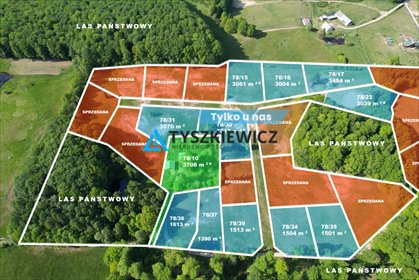 działka na sprzedaż 3004m2 działka Trzepowo, Sambora