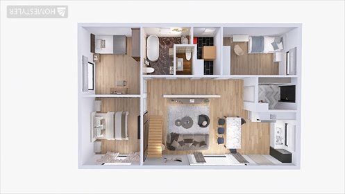 Nowoczesny dom 4 pok. z dużym potencjałem, Dolaszewo dom Dolaszewo