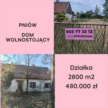 dom na sprzedaż 130m2 dom Pniów, Wielowiejska