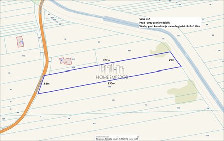 Do sprzedania działka 5767 m² z warunkami zabudowy w Warszawie działka Warszawa, Białołęka, Wyszkowska