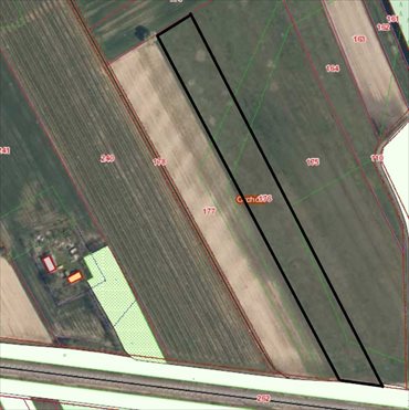 Działka rolna 8599 m² z możliwością zabudowy w Orchowie działka Orchów