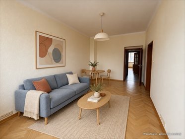 Dwupokojowe 60 m² w centrum Warszawy - zapraszam mieszkanie Warszawa, Śródmieście, Nowowiejska