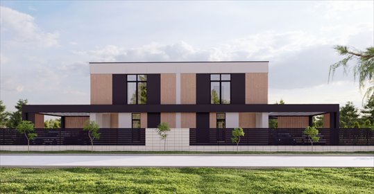 Nowoczesny dom bliźniak z ogrodem 240m2 w Warszawie dom Warszawa, Białołęka, Zdziarska