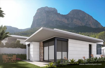 Nowoczesne wille z panoramicznymi widokami w Polop dom Polop