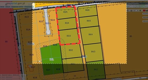 Do sprzedania działki budowlane 5026 m² w Powązkach działka Powązki, Jarzębinowa