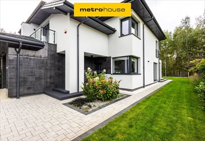 Nowoczesny bliźniak 167,75 m² z panoramicznymi oknami dom Ciemne, Urocza