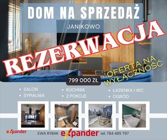 Nowoczesny bliźniak 127m² z tarasem i 4 sypialniami dom Janikowo