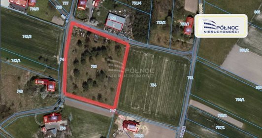 działka na sprzedaż 6700m2 działka Gierałtów